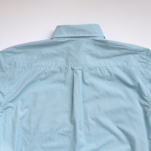 Peter Millar gingham short-sleeved button down shirt - Picture 3 of 4